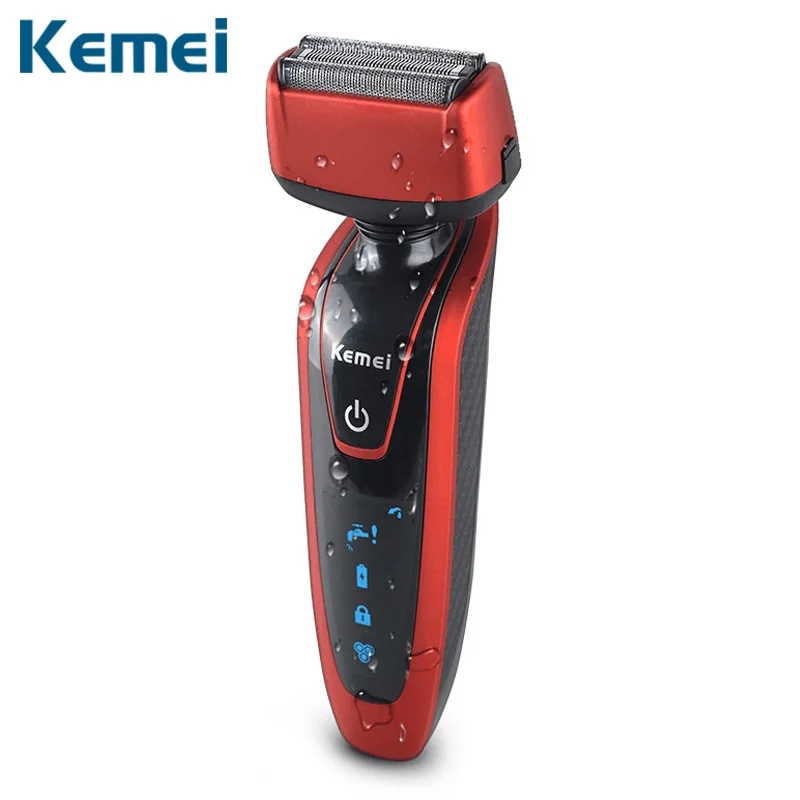 

Kemei Electric Shaver Reciprocating Razor Rechargeable TWIN Blade Shaving machine for men RazorsFace Care 3D Floating KM-5887