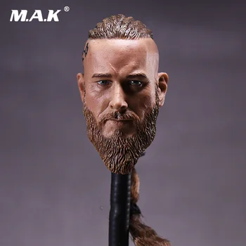 

1/6 Scale Male Head Sculpt Viking Travis Braid Ancient Solider Head Carving Model For 12 inches Body Figures