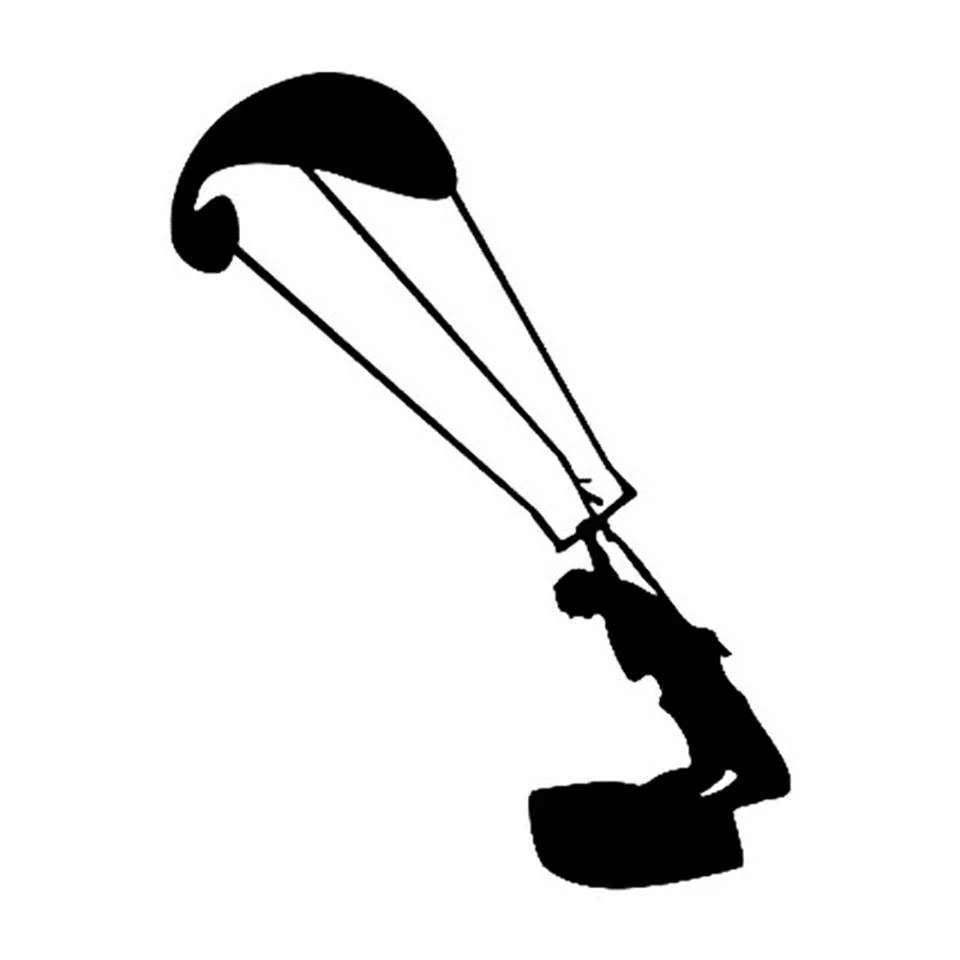 10.5cm13.8cm Kitesurfing Fashion Car-Styling Motorcycle Stickers  (6)