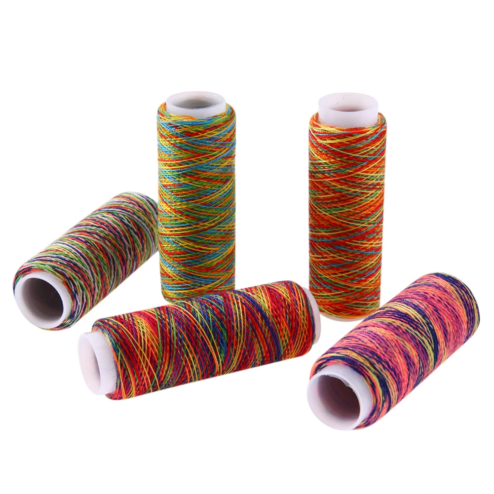 5 шт. Набор радужных ниток для шитья рукоделия|sewing thread|thread for sewingthread sewing |