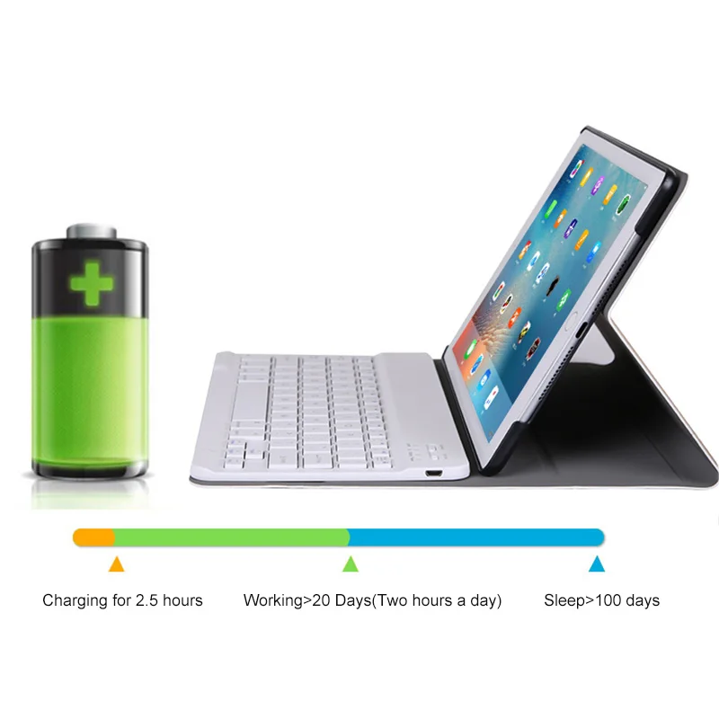 Беспроводная Bluetooth клавиатура для iPad 2 3 4 Air 1 Mini 2017 Pro 2018 9 7 дюйма|Клавиатуры| |