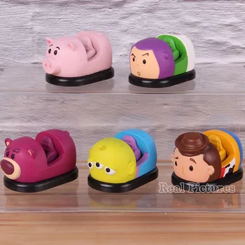 

Toy Story Buzz lightyear Woody Alien Hamm lotso Mini Pull Back Cars Dolls PVC Action Figure Toys for Kids Gifts 5pcs/set