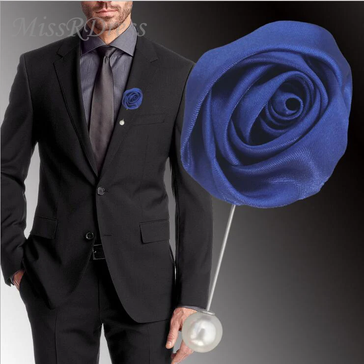 

MissRDress Wedding Prom Corsage Simple Handmade Groom Brooch Coloful Boutonniere Groomsmen Flowers For Wedding Decoration JKx4