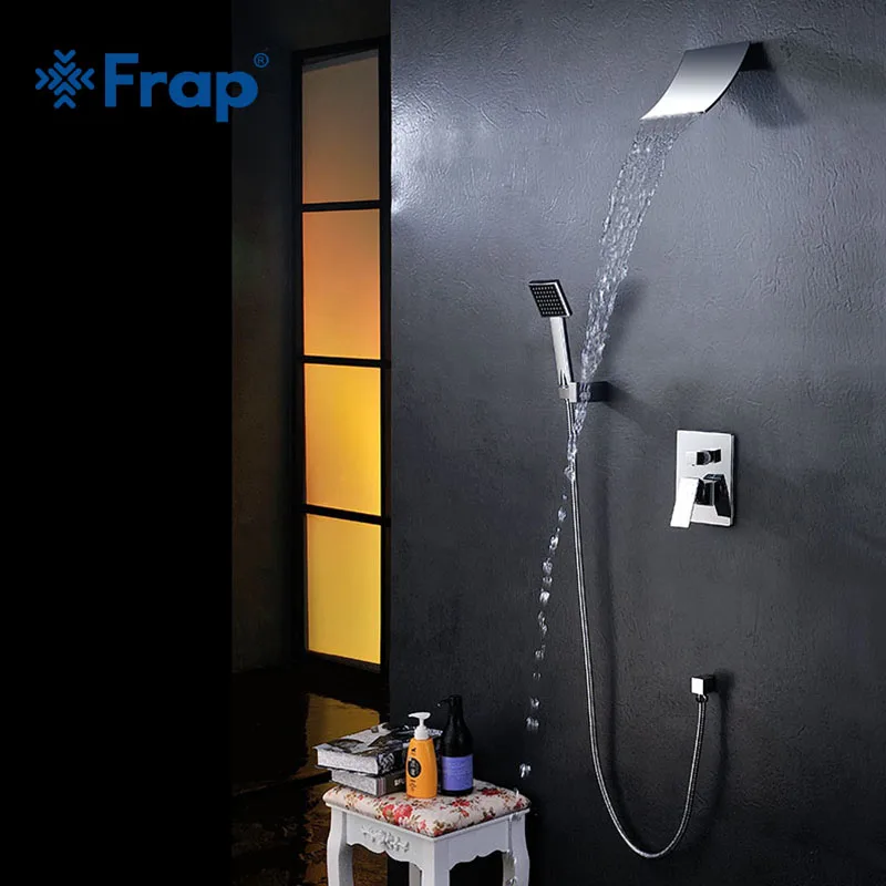 Смеситель для душа FRAP fld3002 смеситель из латуни с хромированной насадкой