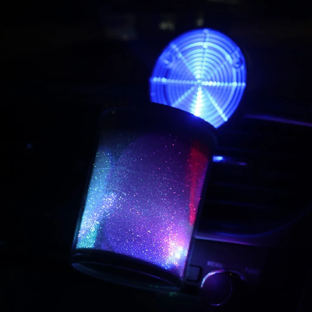 EIMELI Auto Car Ashtray Portable with LED Colorful Light Lighter