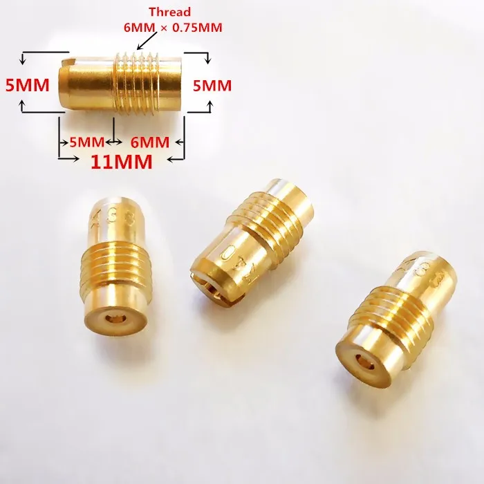 Motorcycles modified with a cold start short Keihin carburetor pilot