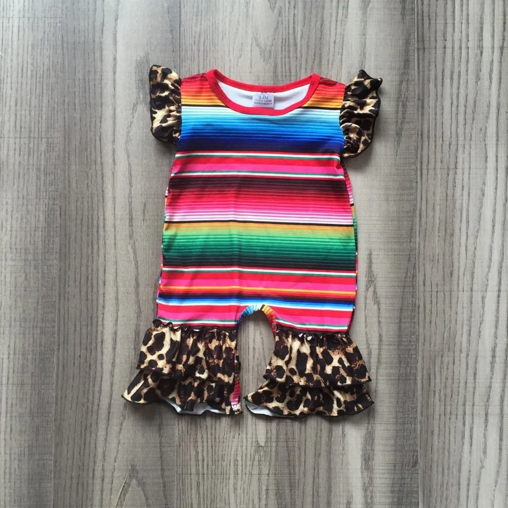 serape baby romper