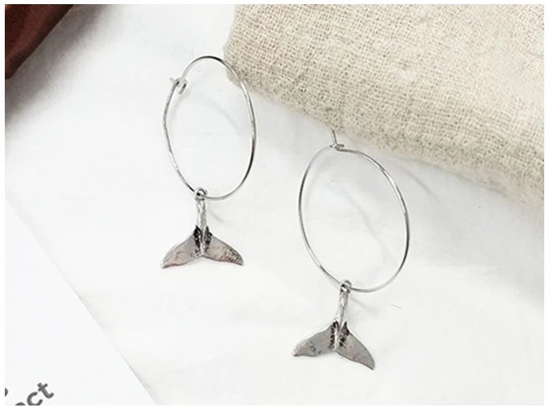 Unicorn Mermaid Rabbit Hoop Earrings  (12)