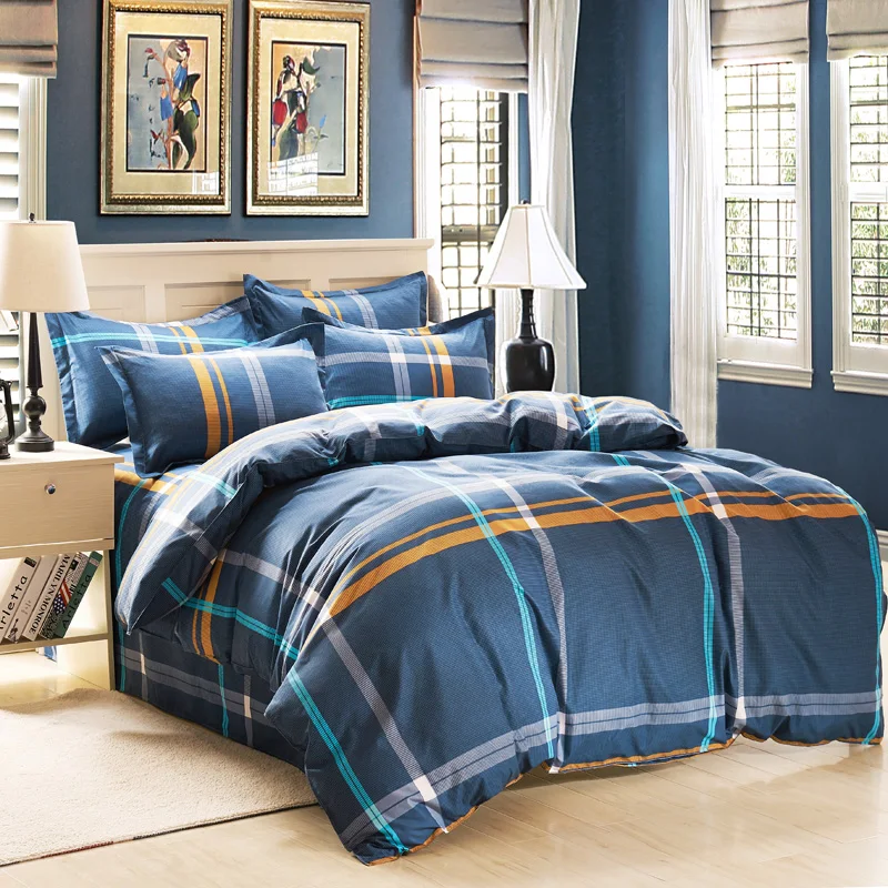 Home textile,Fashion Reactive Print 4 Pcs bedding sets