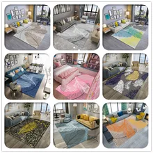 Перо серии 3D печати ковры для гостиной спальни придиванный коврик детский для ползания коврики детские прикроватные противоскользящее одеяло детская игра ковер