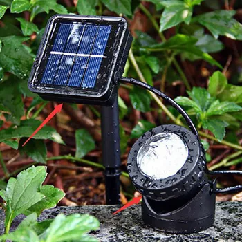 

1 Pcs Solar Powered LED Spotlight Light Lamp Waterproof for Garden Pool Pond Outdoor HVR88