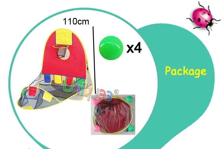 Мяч игровой дом под тентом баскетбольная корзина палатка океан мяч бассейн открытый в помещении Спорт дети игрушки Пляж Газон Играть Палатка забивание