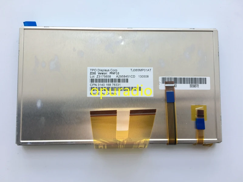 TJ065MP01AT TJ065MP02AA Оригинал класса A + 6 5 дюйма ЖК дисплей с сенсорным экраном