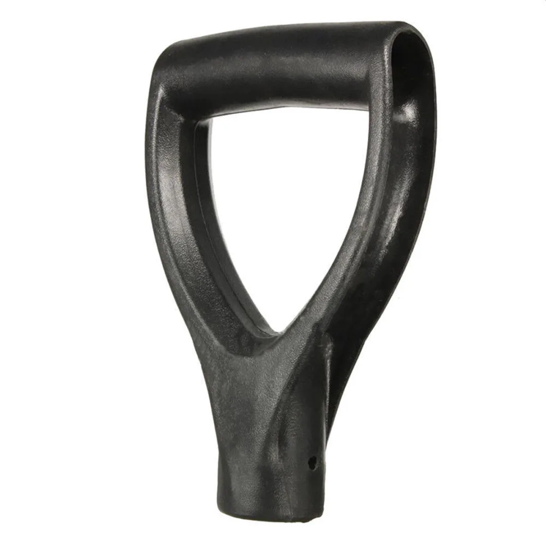 Black Plastic Replacement Snow Shovel D Grip Spade Top Handle Fork Shaft Plastic Handle For Garden Digging Raking Tools