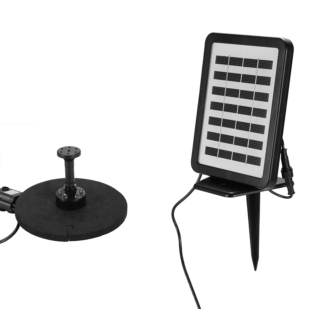 

Solar-power Fountain Brushless Pump Plants Watering Kit with Monocrystalline Solar Panel for Garden Pond Energy-saving