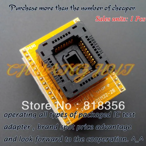 

PLCC32 to DIP28 Programmer adapter CNV-PLCC32-EPIM32(28) test socket