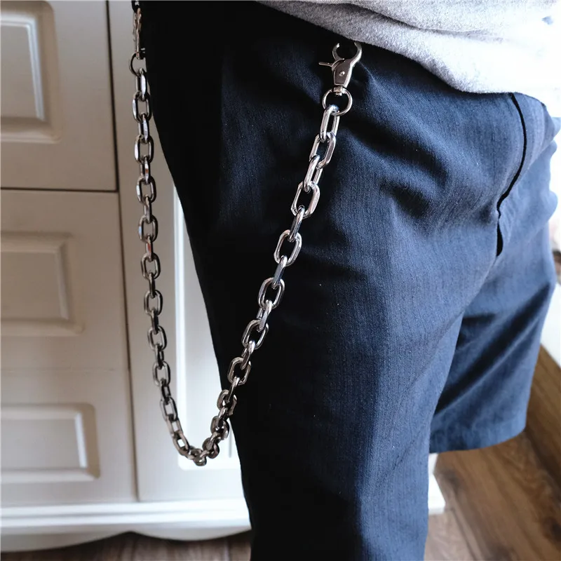 Hot Men's Three Strands Skull Biker Link Key Jean Wallet Chain 3 Layer  Waist Punk Hook Silver Trousers Pant Belt Chain Jewelry - Piercing Jewelry  - AliExpress