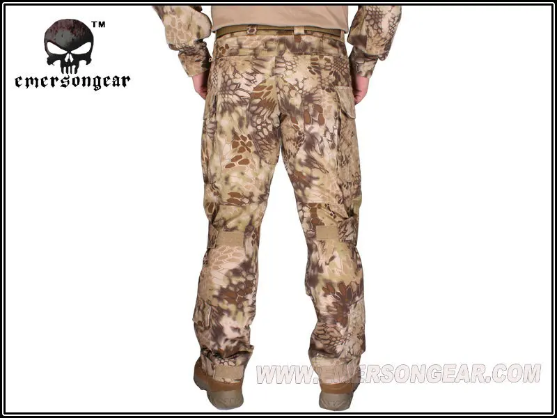 Emerson Kryptek Highlander камуфляжной расцветки, G3 штаны с наколенниками боевой тактический страйкбол брюки EM7047