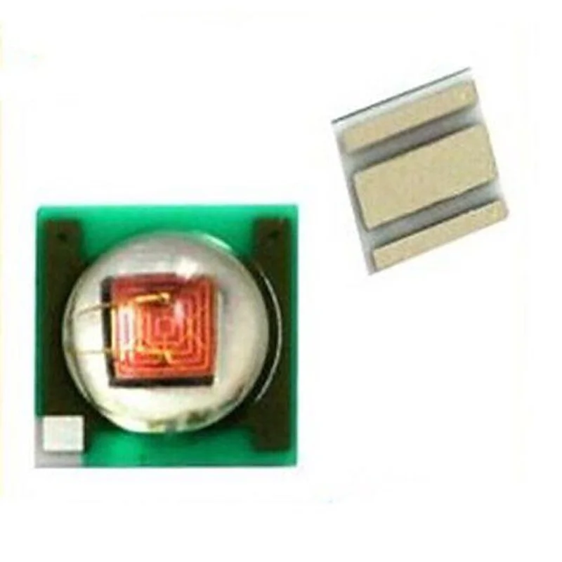3535 Smd LED Lamp Bead 3w 100Pcs Red Light, 850NM 855NM IR 16mm 20mm Board Bulb Fiashlights