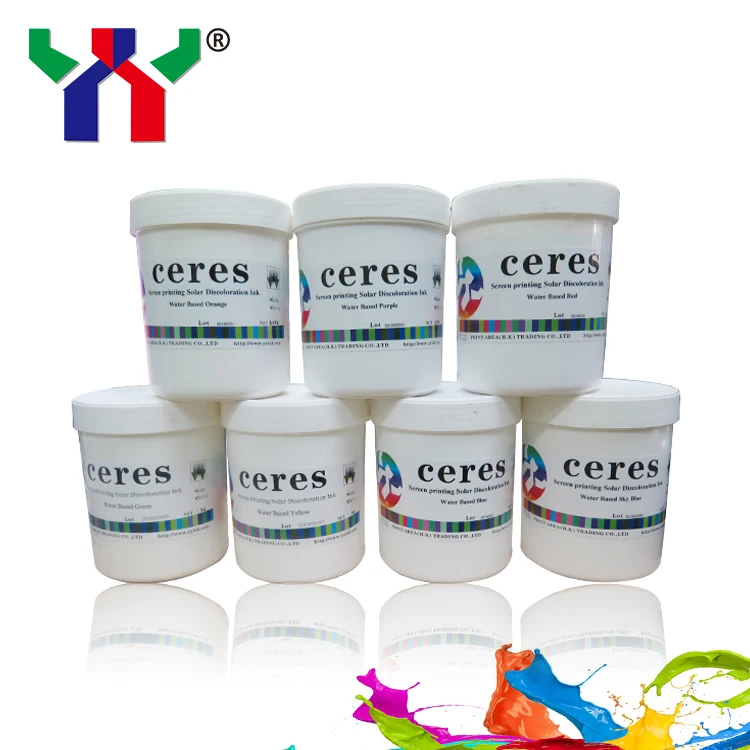 Solvent Screen Printing Solar Discoloration Ink/Photochromic Ink colorless to orange 1kg-in