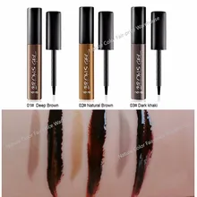 Помада skinaz гель для бровей Водонепроницаемый брови гелевая ручка оттенок, устойчивые к воде, гель карандаш для мальчиков, длинные брюки-карандаш для отдыха-прочного Цвет глубокий естественный коричневый карандаш для макияжа