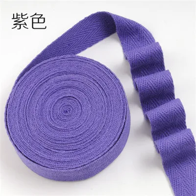 purple Красочные 10 мм 20 мм шеврон хлопок ленточки для волос Herring Bonebinding Лента кружевная отделка для упаковочные аксессуары DIY 5 метров - Цвет: purple