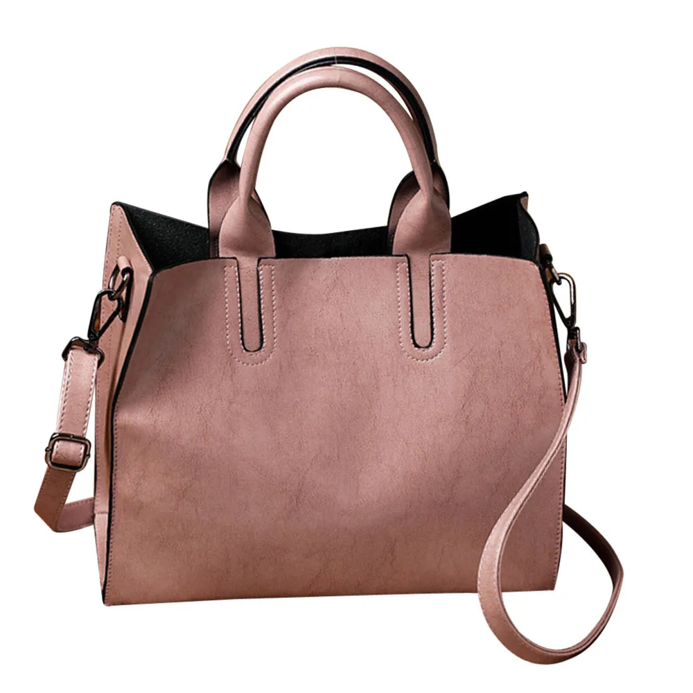 Aelicy, женская сумка на плечо, модная, кожаная, для девушек, Corssbody, сумка, роскошная, Дамская, сумочка, Прямая поставка,, bolsa feminina sac a основной - Цвет: Розовый