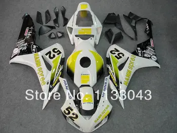 

100%Fit Injection Fairing kits for CBR1000RR 06 07 CBR1000 RR 2006 2007 CBR 1000RR 06 07 Green white black fairing kits #77t09