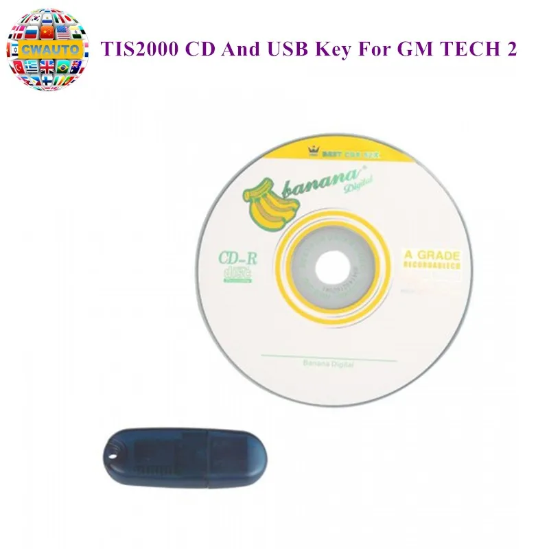 TIS2000 CD и USB ключ для TECH2 SAA B модель автомобиля