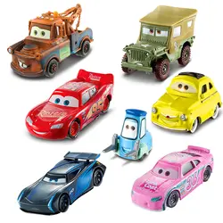 Disney Pixar Cars 3 игрушки Молния Маккуин Джексон Шторм Мастер Мак Крус Diecast металлического сплава модели автомобилей Рождественский подарок для