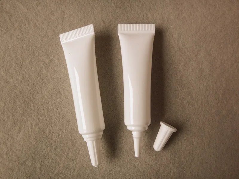 

Plastic Pearl White Packaging/ Soft Cosmetic Tubes/ Empty Eye Cream Gel Tubes Containers