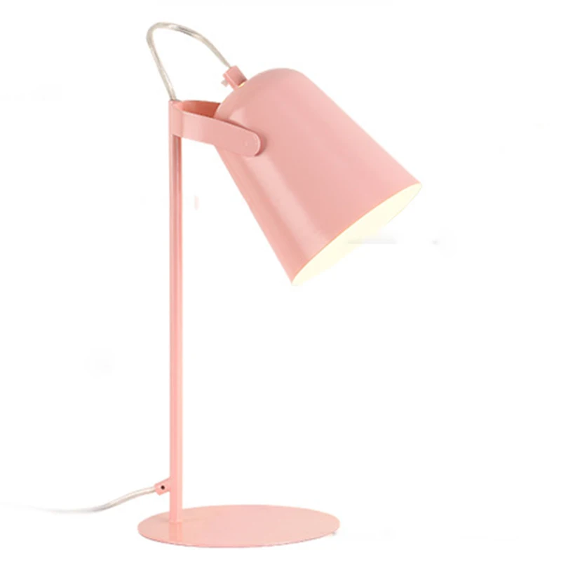 Billig Moderne kunst deco bemalt Nordic stil kreative schreibtisch Lampen E27 LED 220V Tisch Lampe für Büro Lesen nacht hause schlafzimmer studie