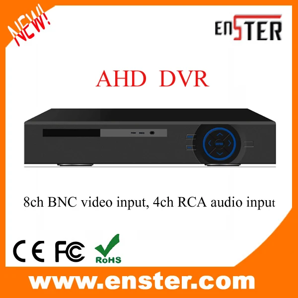

High-quality 8ch BNC Video Input 4ch RCA DVR Hybrid AHD DVR, support CCTV DVR system, 2 USB Ports