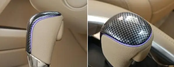 Для Nissan qashqai j11 Teana X-Trail 2014to2017 углеродное волокно кнопка переключения руля крышка наклейка аксессуары отделка