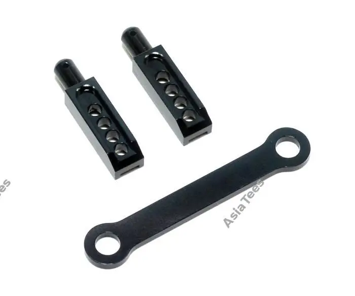 Aluminum Rear Body Post With Mount - 3 Pcs Silver #ERV201RS | Игрушки и хобби