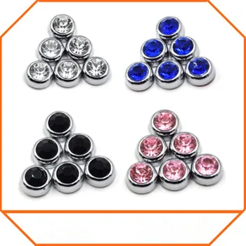 

6pcs/set Crystal Car Sticker DIY Shinning Glue Firm Stickers 4 Colors Handmade