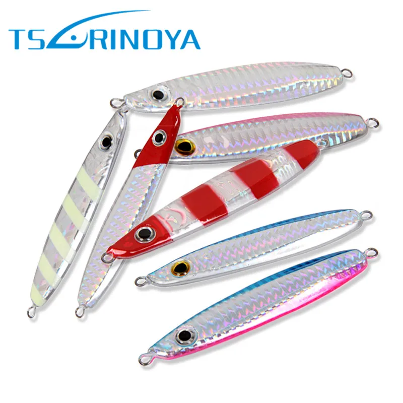 TSURINOYA Metal Lead Jigging Spoon 20g/30g/45g/60g without Hooks