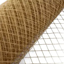 Верблюда или несколько цветов 25 см клетка Veiling Дамская Шляпка с вуалью DIY аксессуары для волос чародей вуали 10yard/lot