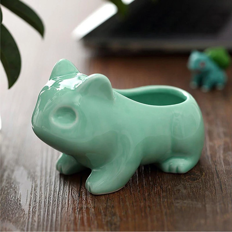 Pokemon Bloempot Bulbasaur цветочные горшки с отверстиями декоративные мини сочные