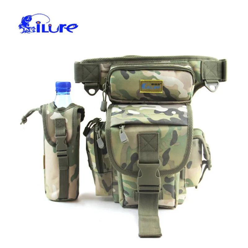 

iLure Multifunctional Fishing Bag 29x22x12cm Waterproof Fishing Backpack Fishing Tackle Bag Rod Bag Bolsa De Pesca