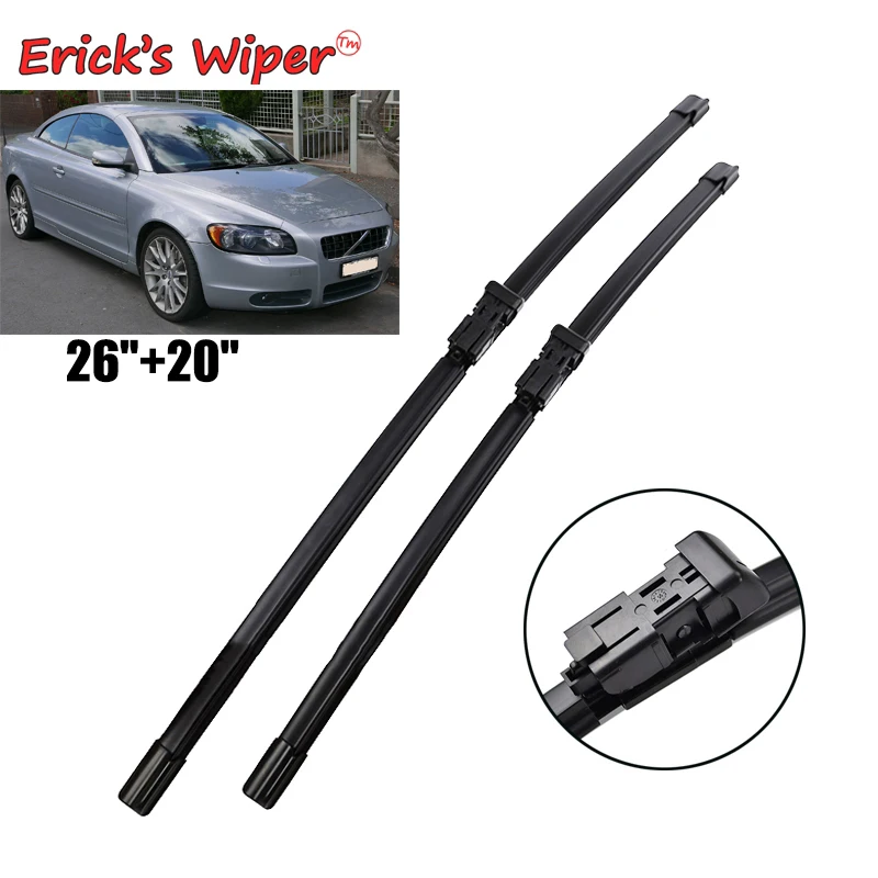 

Erick's Wiper Front Wiper Blades For Volvo C70 2006 - 2013 Windshield Windscreen Front Window 26''+20''