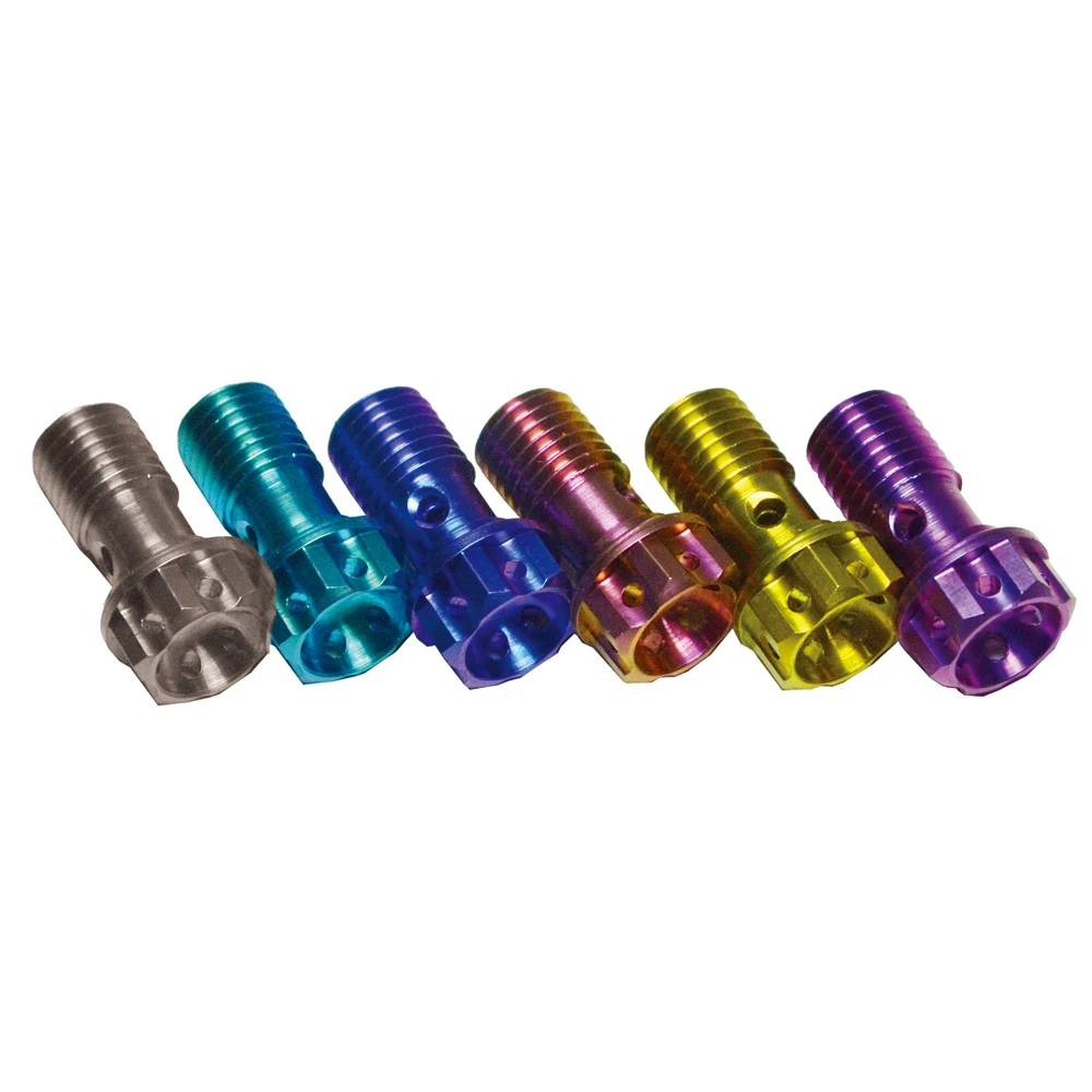 4 pcs Motorcycle Brake Caliper Titanium banjo bolt Oil Drain Screw/Hollow Screw M10x1.25 For Honda /Yamaha цена 4 pcs Motorcycle Brake Caliper Titanium banjo bolt Oil Drain Screw/Hollow Screw M10x1.25 For Honda /Yamaha цены онлайн
