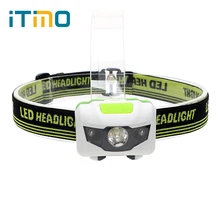 Professional Lighting 4 Modes Waterproof LED Flashlight Super Bright Headlight Headlamp Torch with Soft Elastic Headband
