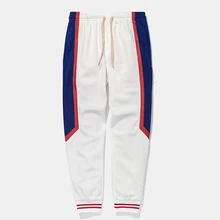 Цветные Лоскутные Спортивные штаны для бега с буквенным принтом, мужские и женские винтажные спортивные штаны, мужские уличные брюки