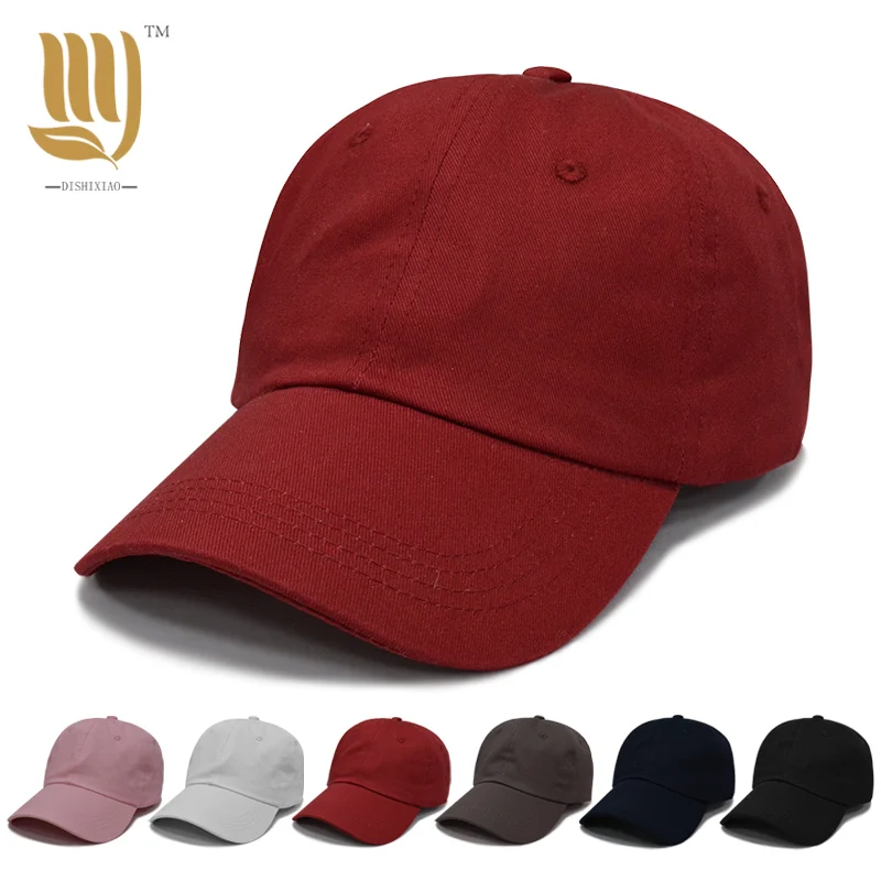 Men Plain Baseball Cap Adjustable Cotton basebal cap For Women Plain
