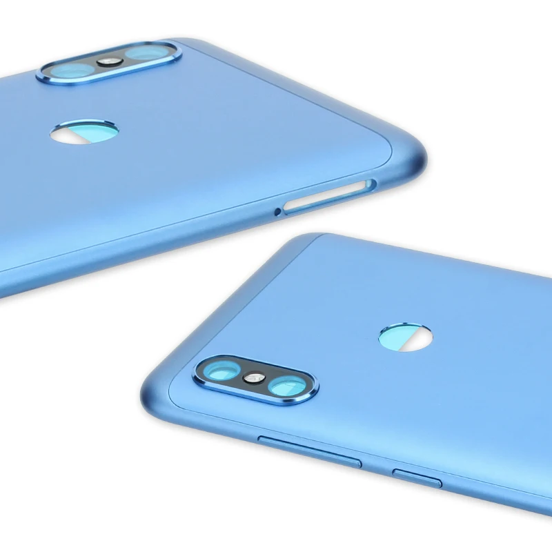 Xiaomi Redmi Note 6 Pro задняя крышка корпус Redmi Note 6 Pro задняя батарея Дверь камера Стекло Боковая клавиша запасные части