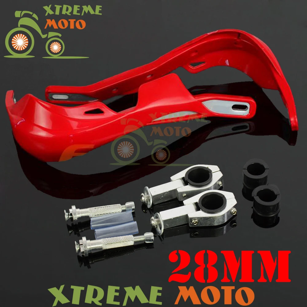 Кисточки Бар рукавицы Рука гвардии для Honda CR80 85 125R 250R 500R CRF110 150R 50 150F 230R 230F 250R 250X 250L 450R 450X Enduro - Цвет: Коричневый