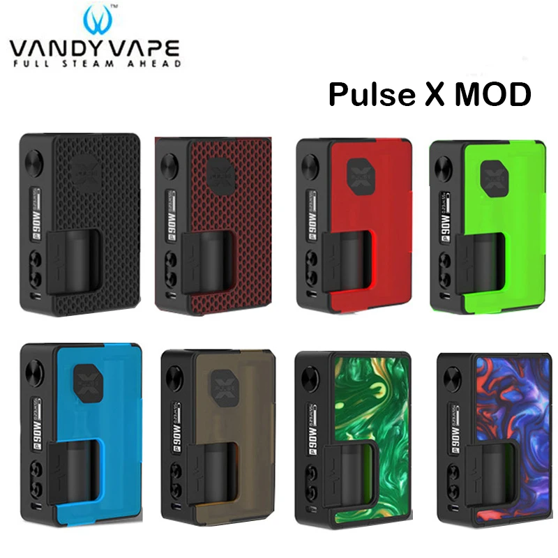 

Original Vandy Vape Pulse X Mod 90W Pulse X BF Box Mod Vape With 8ml Squonk Bottle Electronic Cigarette Vape VS Pulse 80W Mod