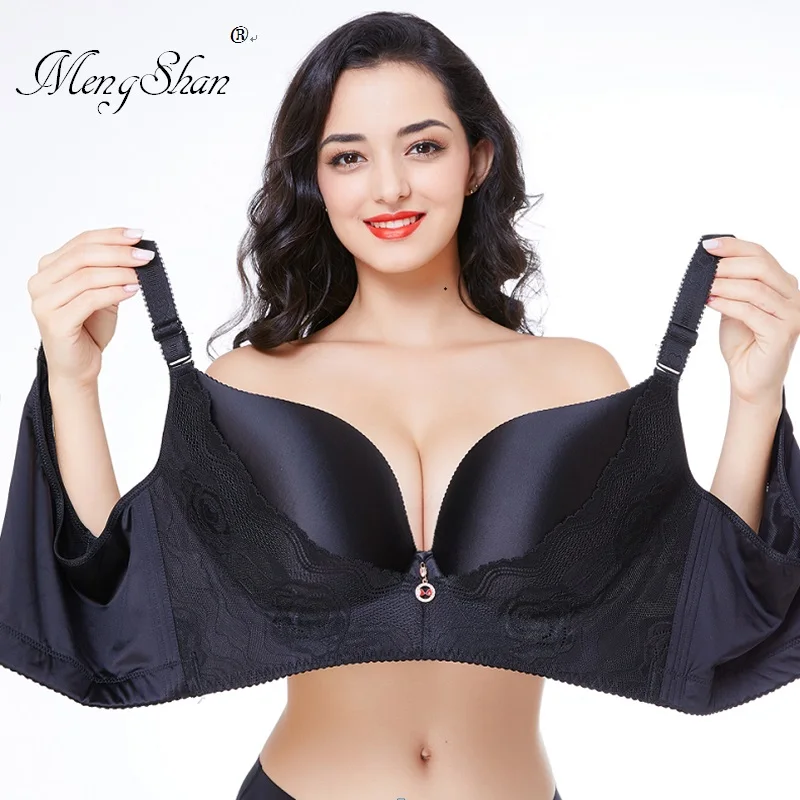 MengShan underwear women Agglomeration adjustment type big size bra Seamless Ring plus Large cup push up | Женская одежда