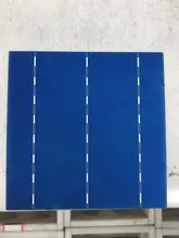 10 Pcs 4.23W 0.5V A Grade 156 * 156MM PV Poly Polycrystalline Silicon Solar Cell 6×6 For DIY Solar Panel